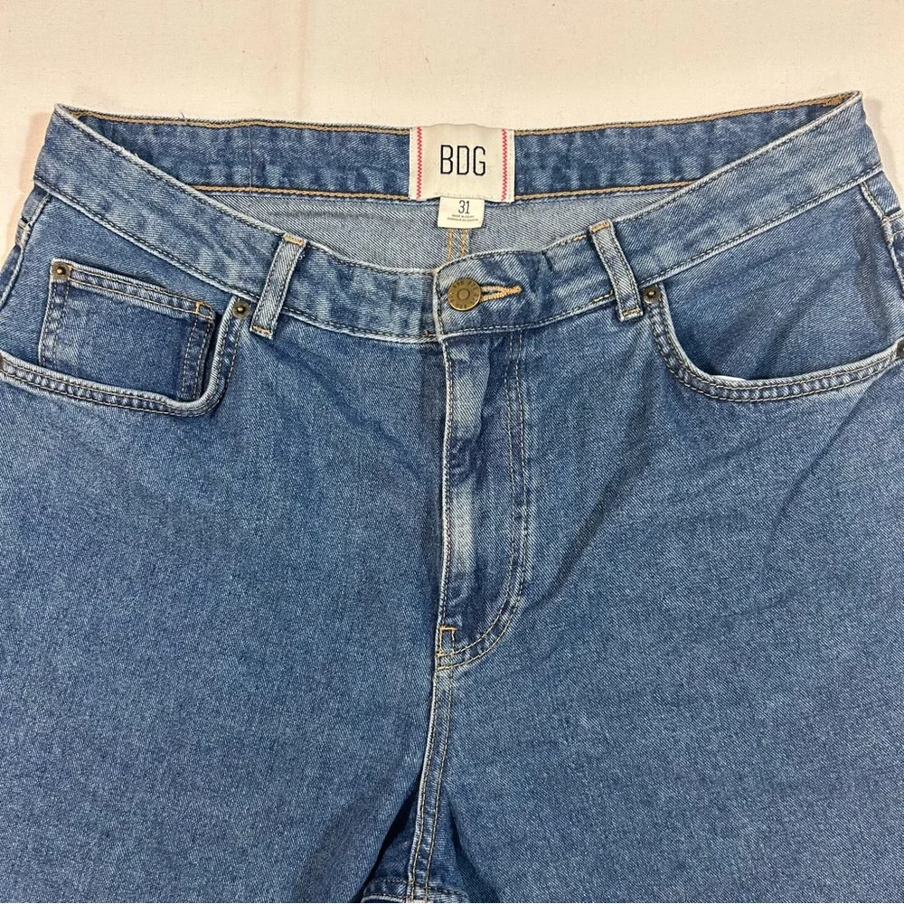 BDG Urban Outfitters Mens 31-32x29.5 Wide Leg Baggy Jeans Grunge Skater Y2K EUC - Picture 5 of 7